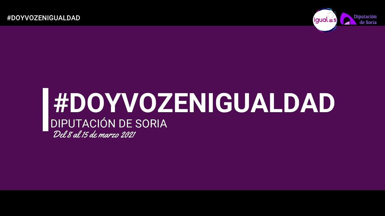 Diputación de Soria acoge una campaña de sensibilización y participación ciudadana en redes sociales para conmemorar el Día Internacional de la Mujer